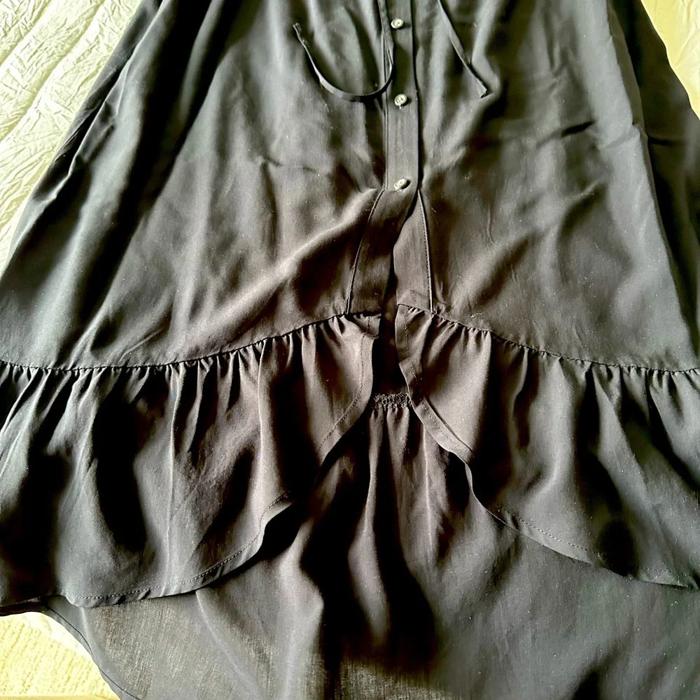 LOFT black summer dress - Size Petite Small - Picture 4 of 9